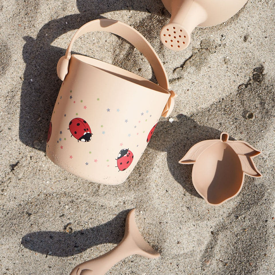 Silicone beach set - Ladybug