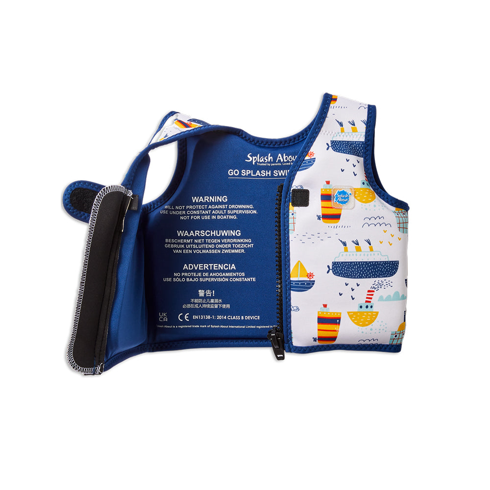 Παιδικό γιλέκο κολύμβησης Tug Boats 1-4 ετών Splash