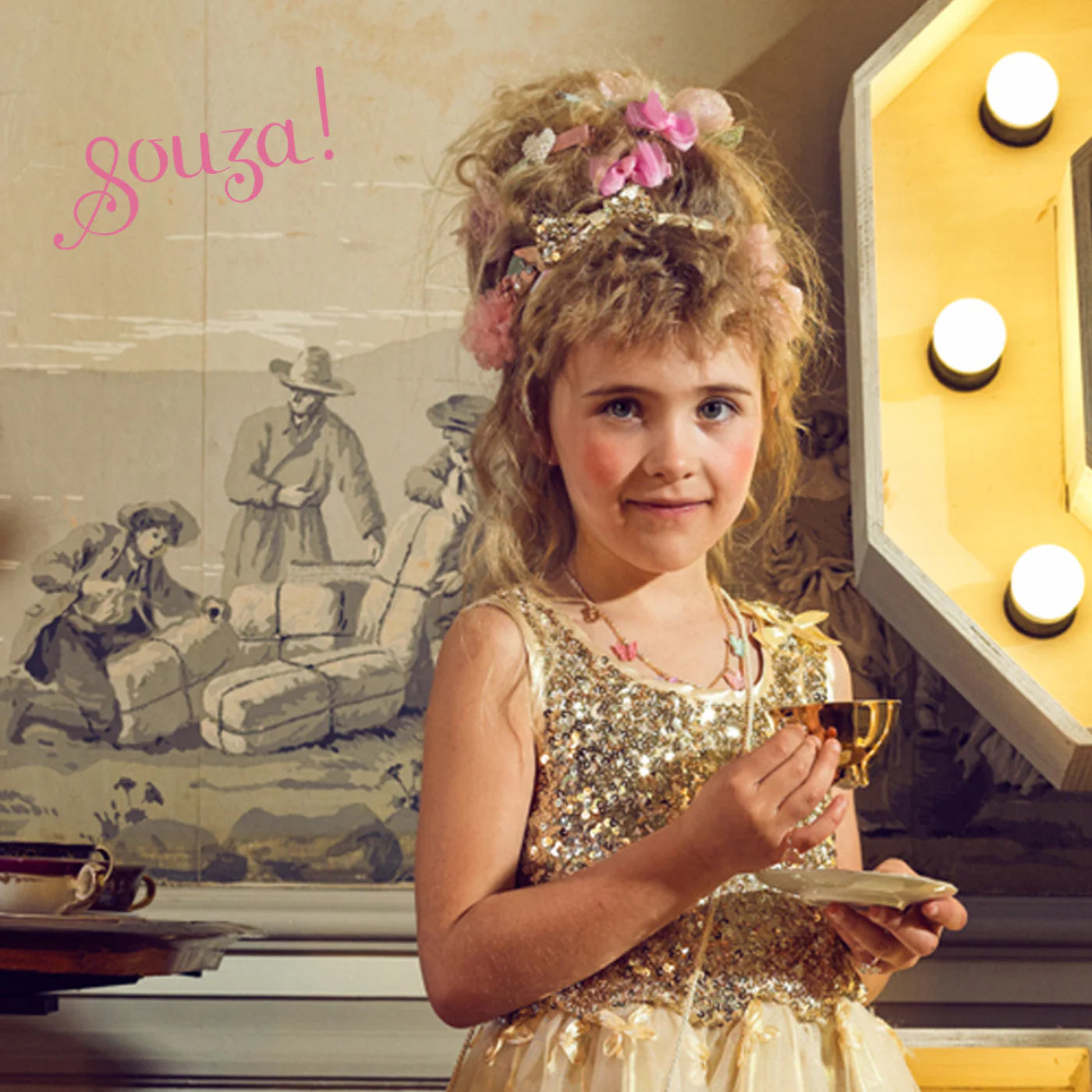 Kid's princess Angelique with wings 3-10 Y Souza