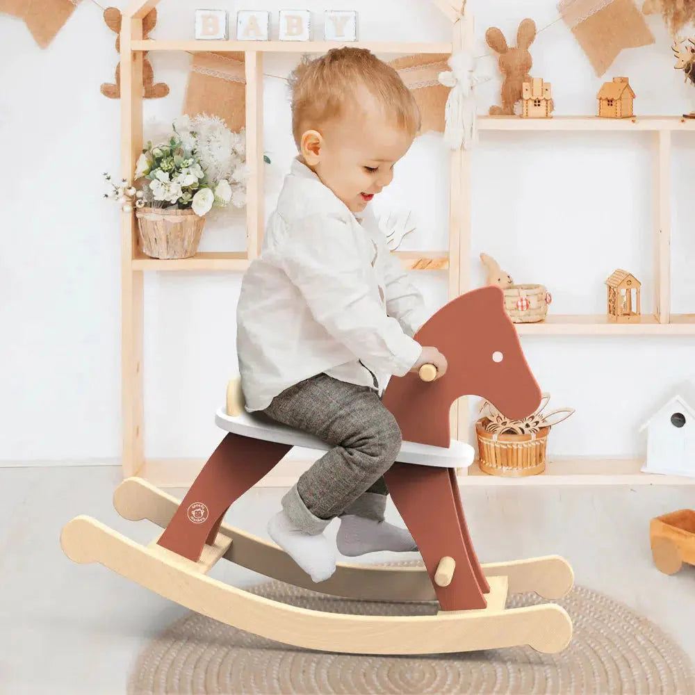 Wooden kid's toy Rocking Horse 12m+ Speedy Monkey