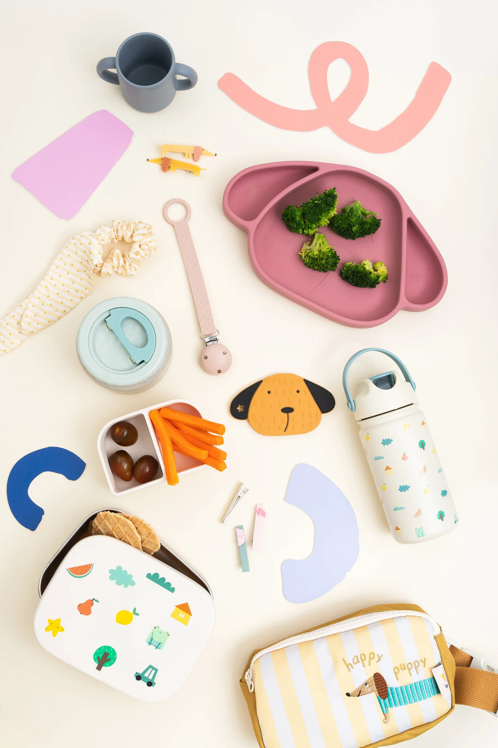 Παιδικό Μπουκάλι θερμός για το σχολείο 420ml με καλαμάκι Tiny Bits