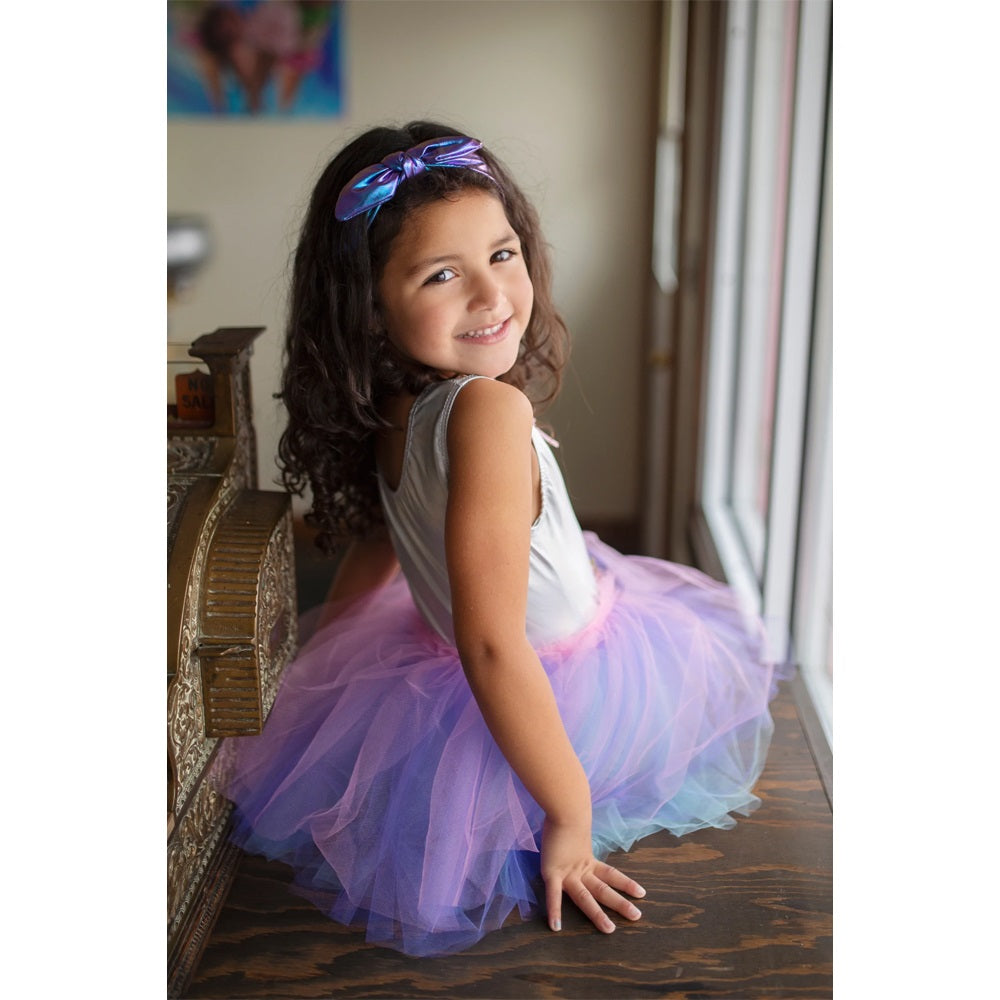 Παιδική Στέκα μαλλιών μεταλλιζέ με φιόγκο σε δύο αποχρώσεις 3ετών+ Great Pretenders