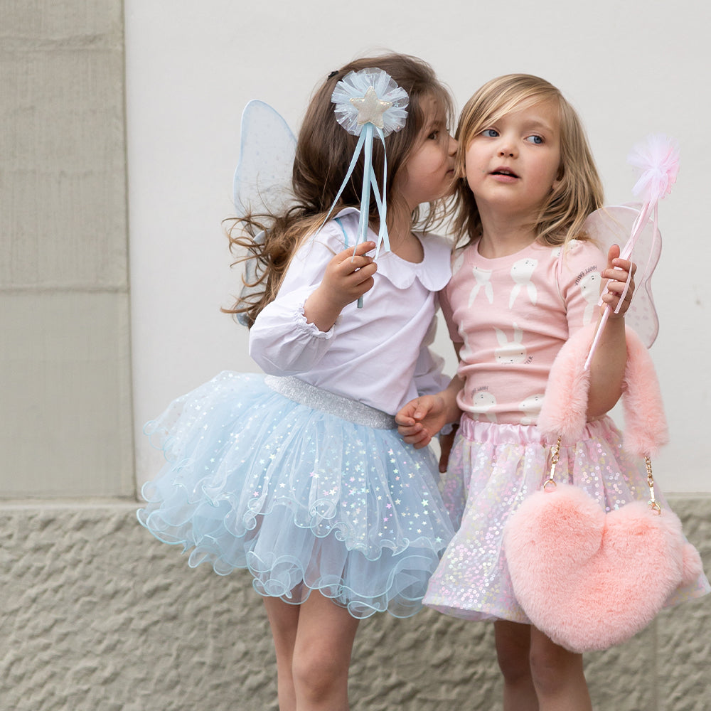 Παιδική στολή Γαλάζια Νεράιδα με φούστα tutu φτερά και ραβδί 3-6 ετών Great Pretenders