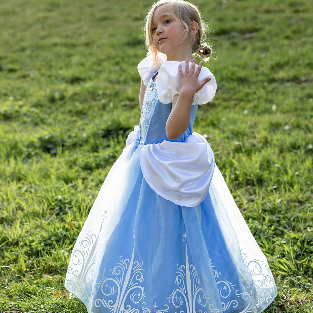 Παιδική στολή με glitter Σταχτοπούτα 5-8  ετών  Great Pretenders