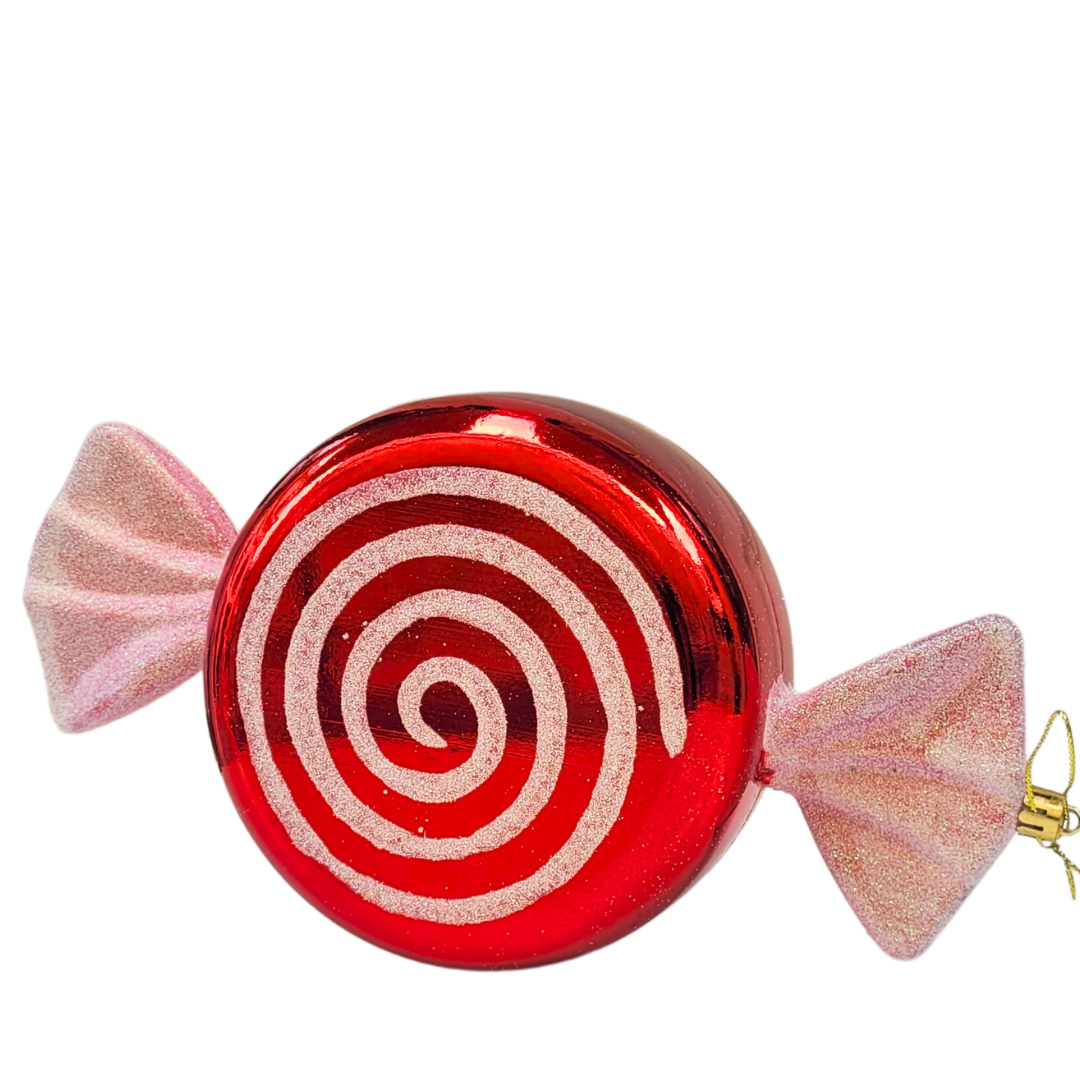 Christmas unbreakable candy ornament 