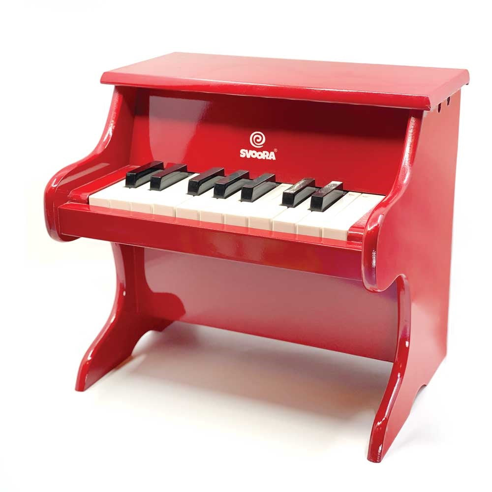 Svoora - Ξύλινο Παιδικό Παιχνίδι Κόκκινο Πιάνο