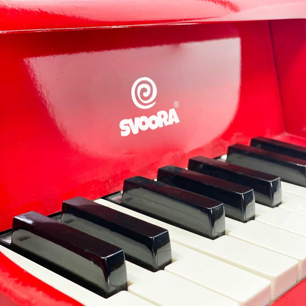 Svoora - Ξύλινο Παιδικό Παιχνίδι Κόκκινο Πιάνο