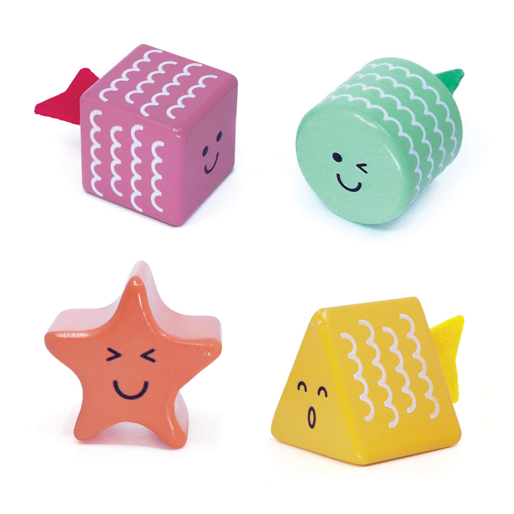 Παιδικό ξύλινο παιχνίδι δραστηριοτήτων Φάλαινα 18Μ+ Svoora