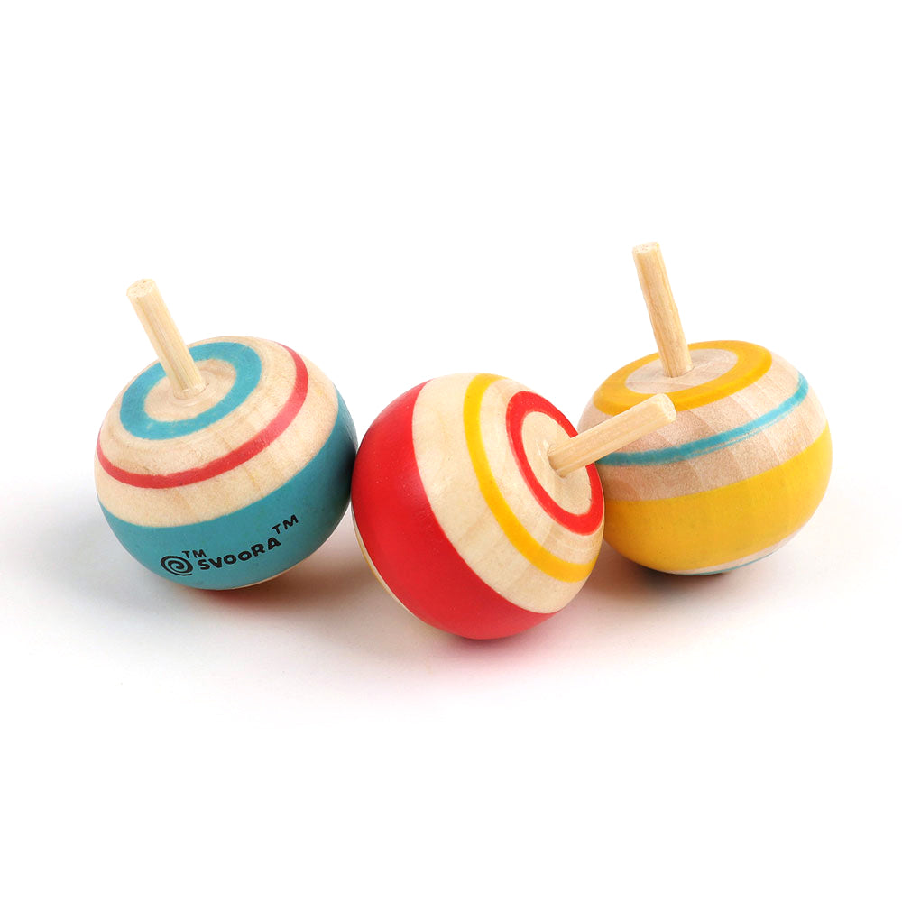 Ξύλινο παιδικό παιχνίδι Σβουρίτσα μικρή σε τρία χρώματα - Svoora 6+ετών