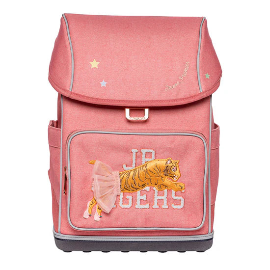 Σχολική τσάντα πλάτης Ergomaxx-Tutu Tiger (Pink melange) 6 - 10 ετών 27x16x41cm Jeune Premier