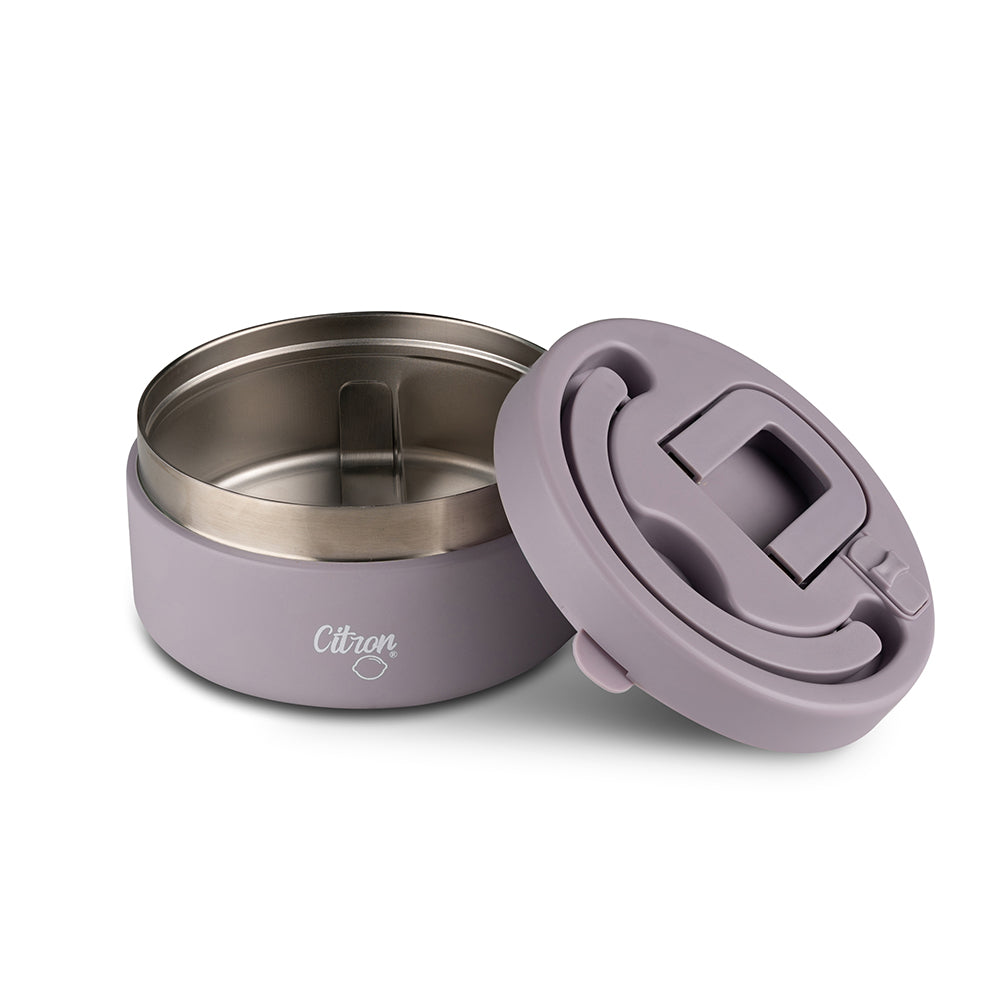 Insulated Food Jar 400ml Purple - Citron