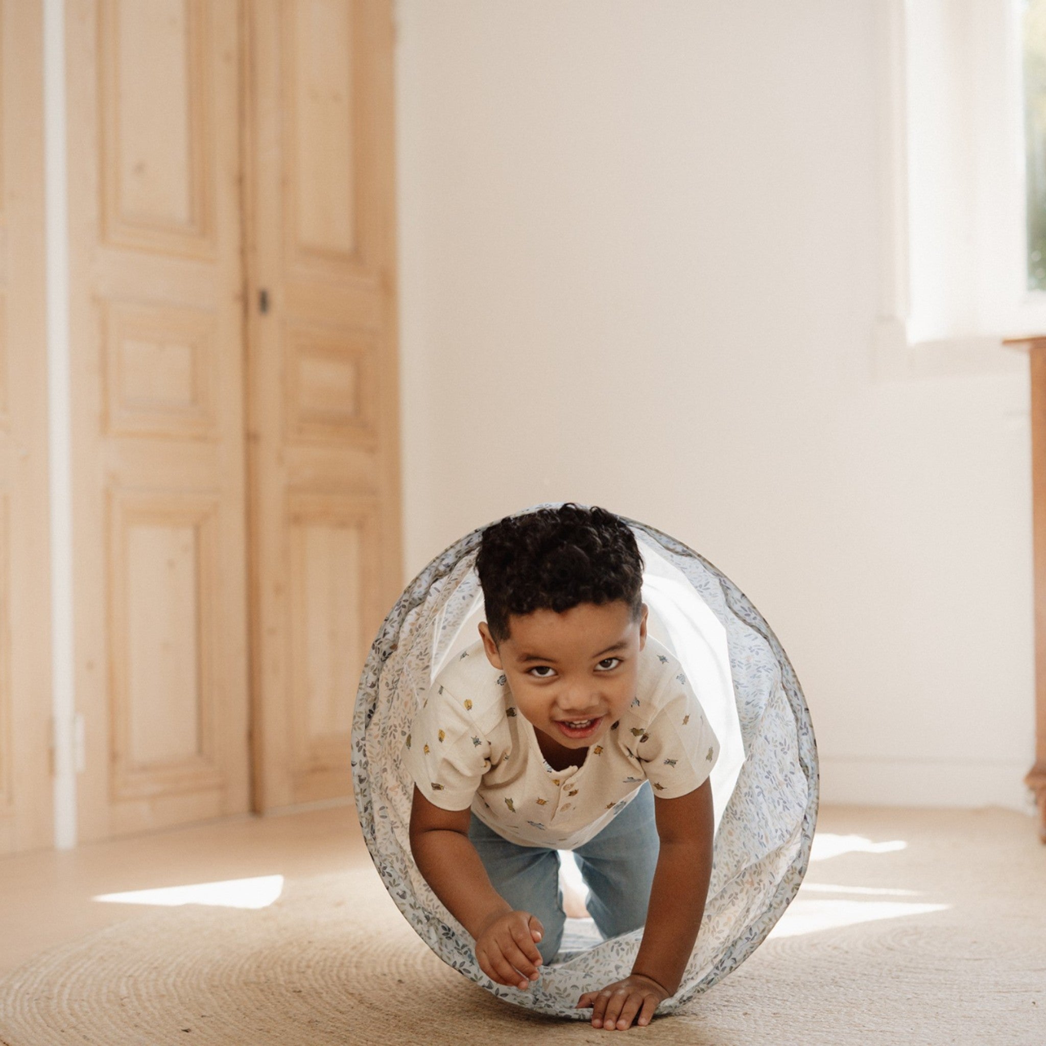 Play tunnel Forest Friends 180x46cm 12m+ Litlle Dutch