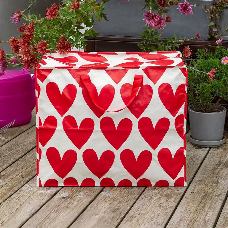 XL Item storage bag Hearts-58x28x48 cm Rex London