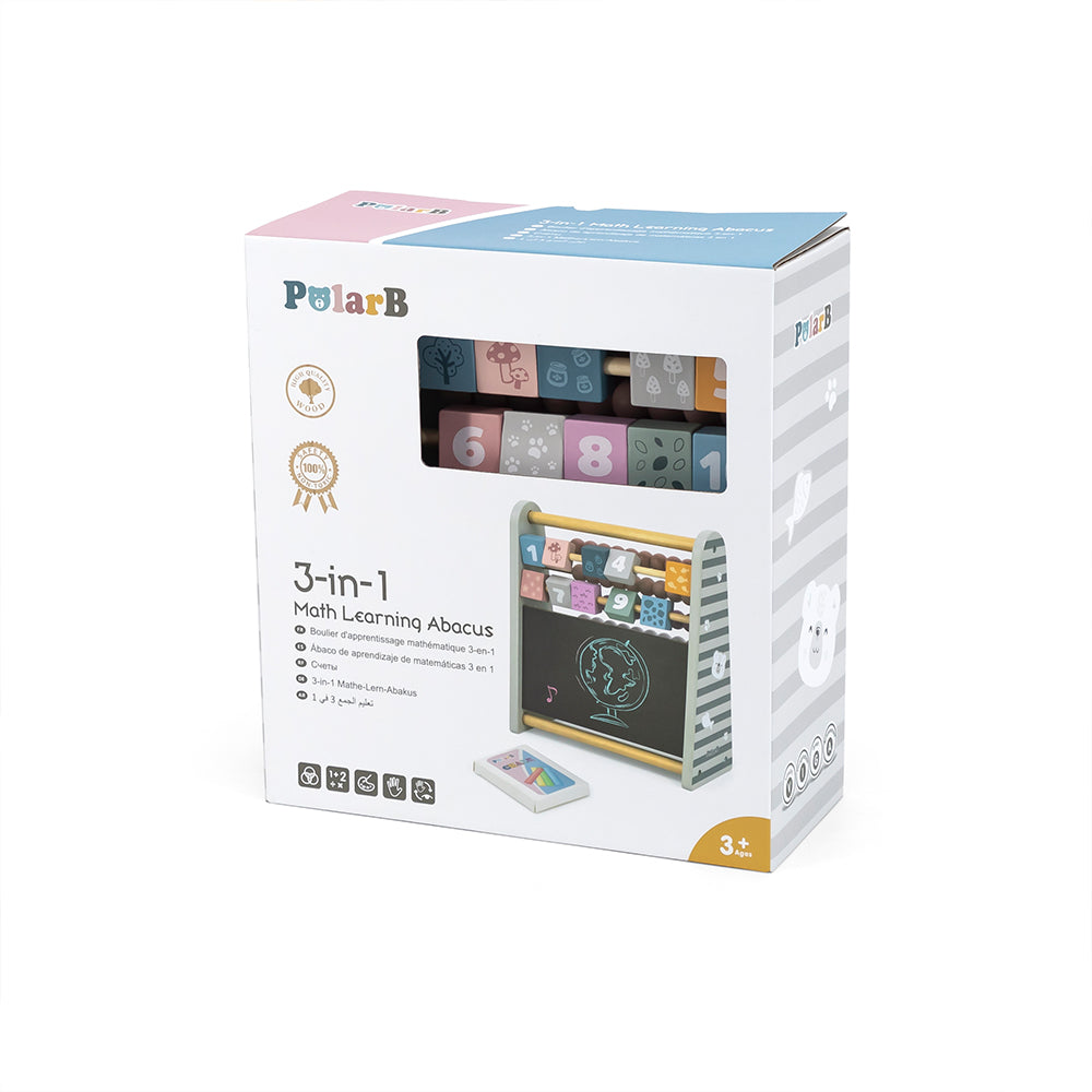 Children's Wooden Abacus with Blackboard Viga 3+