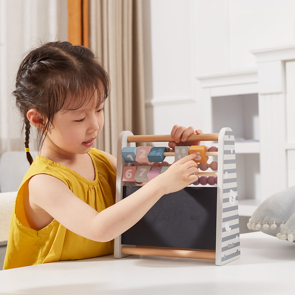 Children's Wooden Abacus with Blackboard Viga 3+