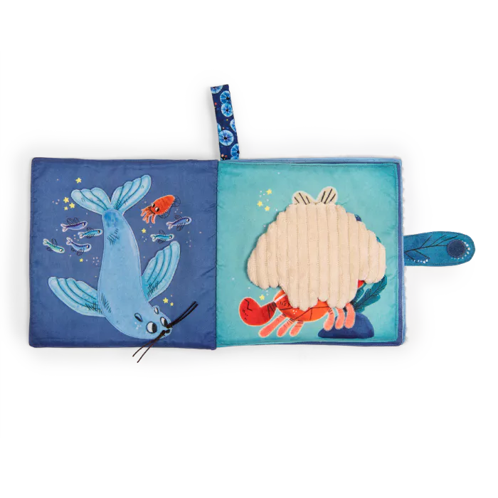 Baby fabric activity book Ocean 0+ months Moulin Roty