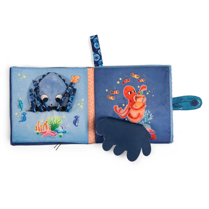 Baby fabric activity book Ocean 0+ months Moulin Roty