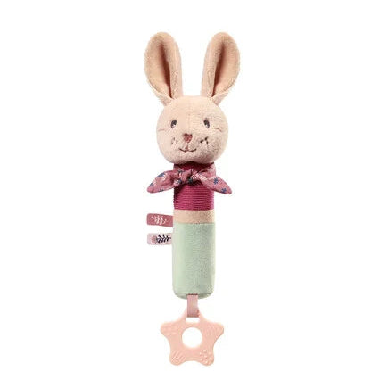 Baby squeaker Rabbit with teether Karo 6M+ BabyONO
