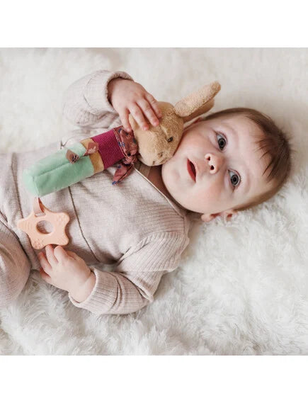 Baby squeaker Rabbit with teether Karo 6M+ BabyONO