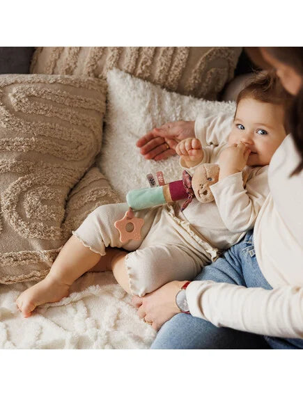 Baby squeaker Rabbit with teether Karo 6M+ BabyONO