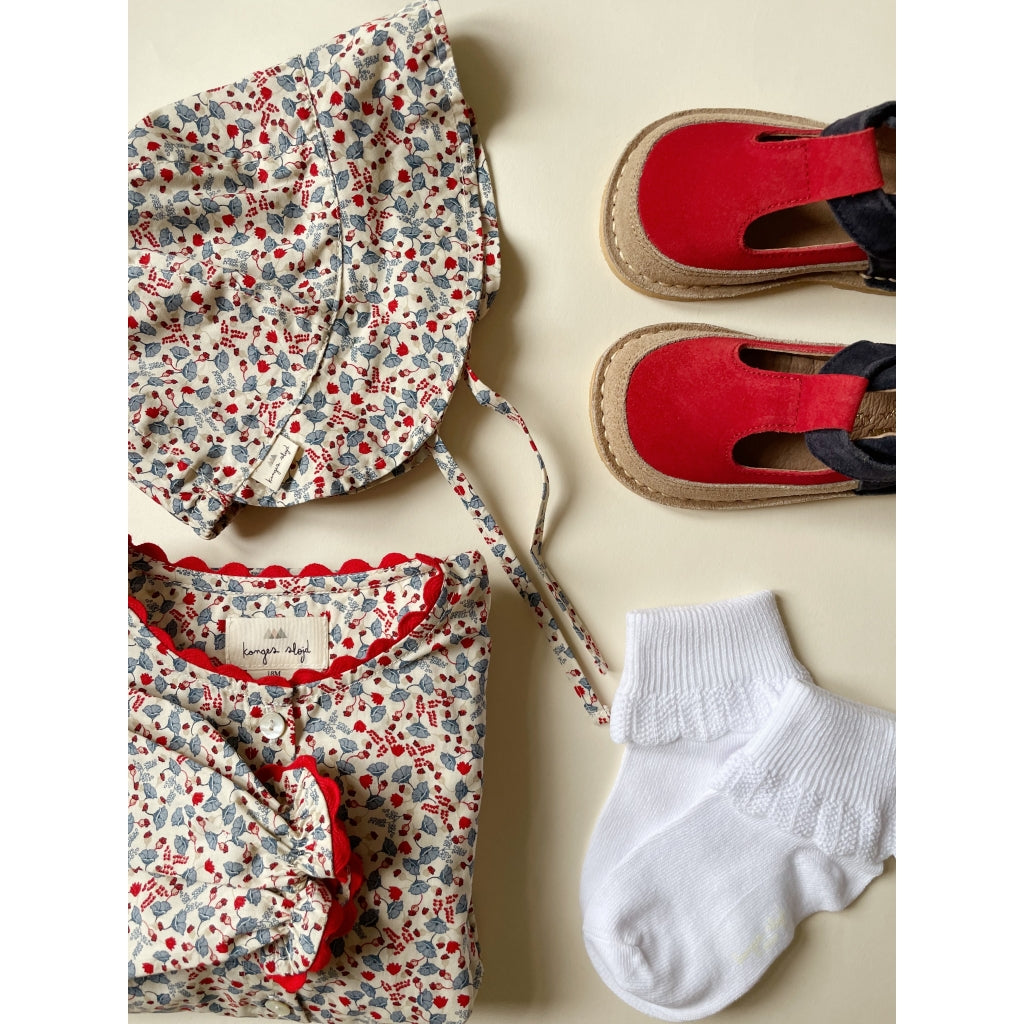 Baby's Fiolina organic cotton sunhat Marche de Fleur 3M-18M - Konges Slojd