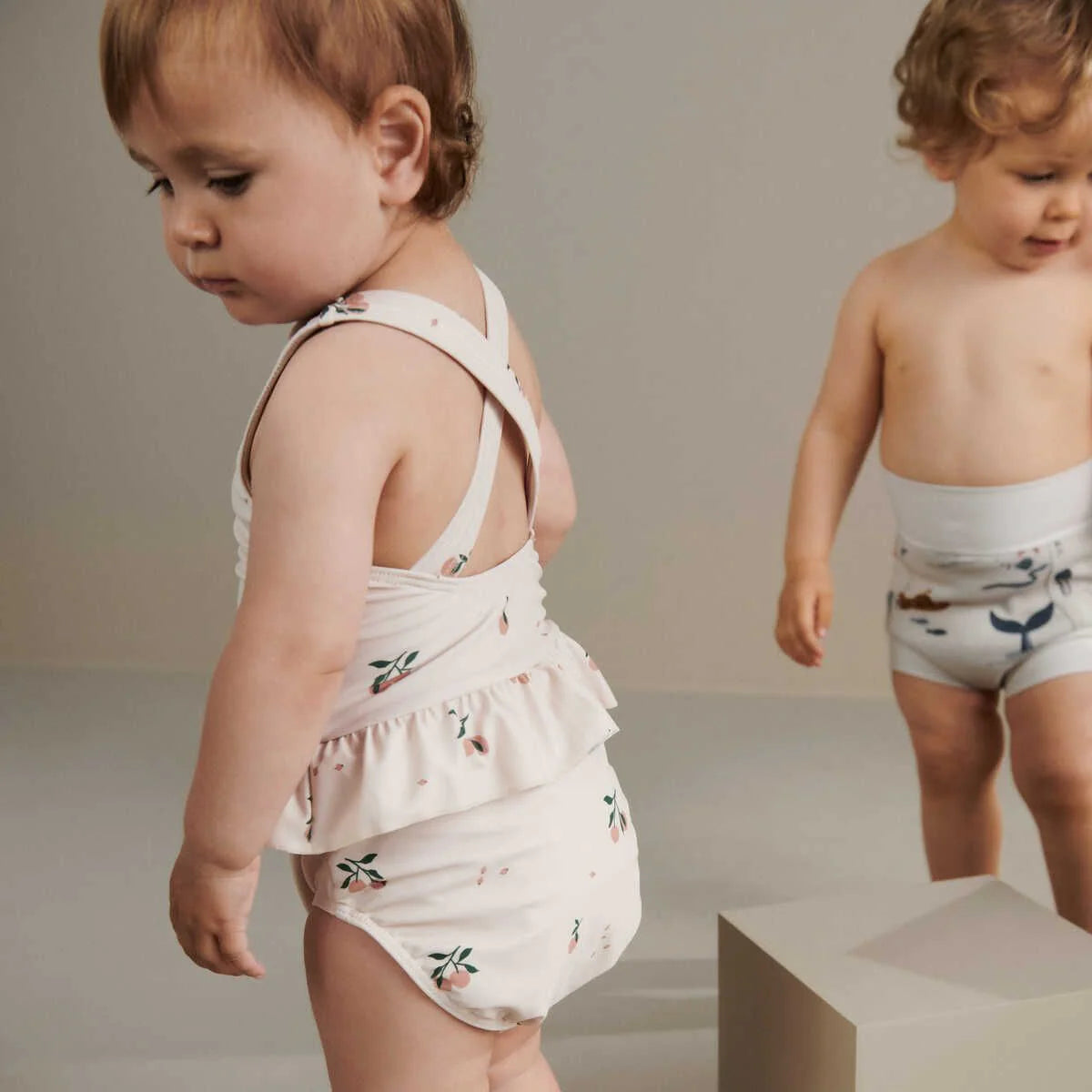 Amina baby swimsuit - Peach/Sea shell - Newborn-2Years - Liewood