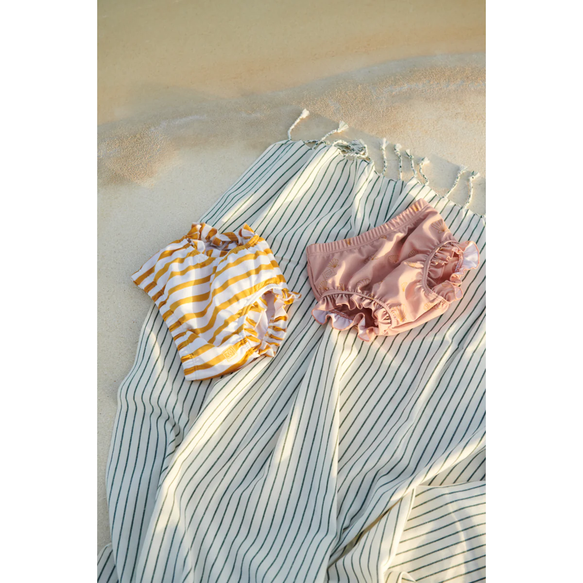 Baby's Mila Printed swim Pants Yellow Mellow Newborn-24M - Liewood