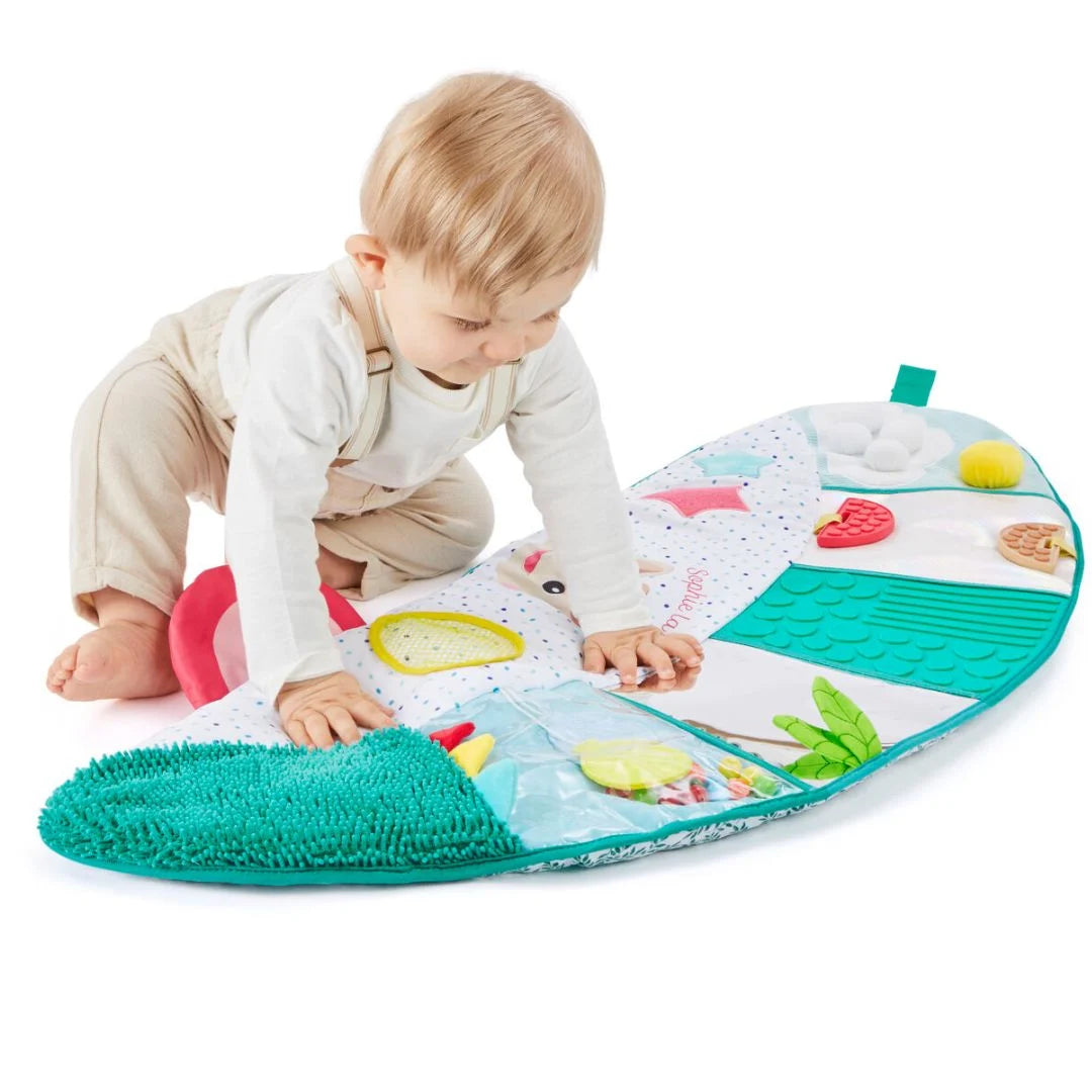 Baby fabric sensory play mat – Sophie the Giraffe