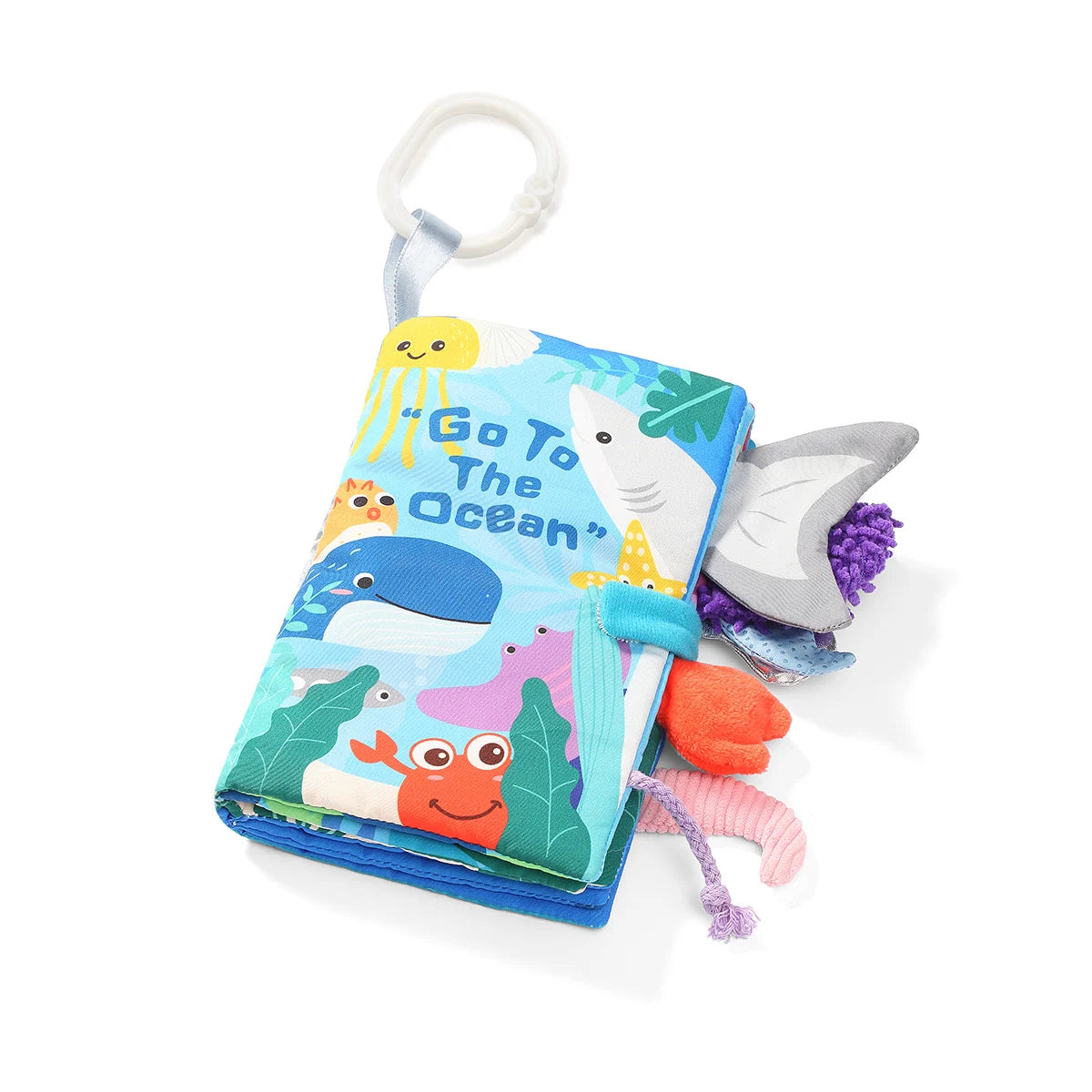 Soft activity booklet Go to the ocean 20x12x2cm