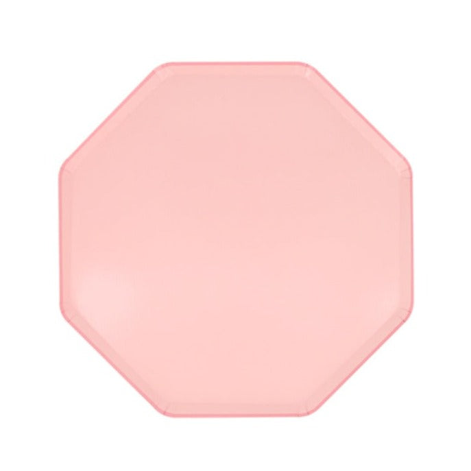 Παιδικό πιάτο γλυκού για πάρτι οκτάγωνο Cotton Candy 8τμχ - Meri Meri 21x21cm