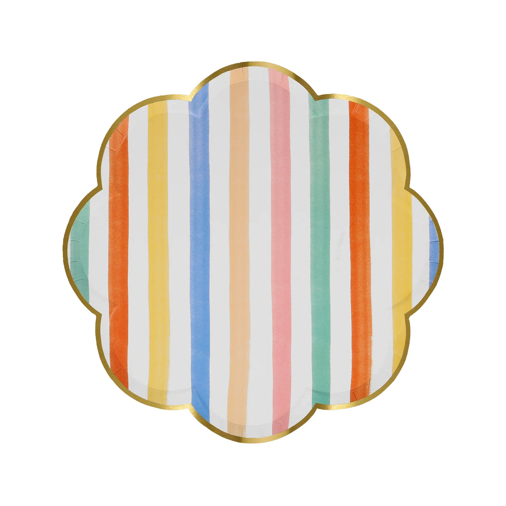 Paper dessert plates for parties Colorful Pattern (8pcs) Meri Meri