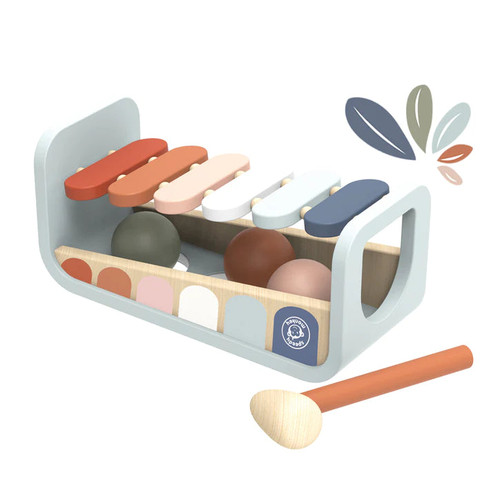 Ξύλινο παιδικό παιχνίδι πάγκος-ξυλόφωνο Tap Tap 12+μηνών Speedy Monkey