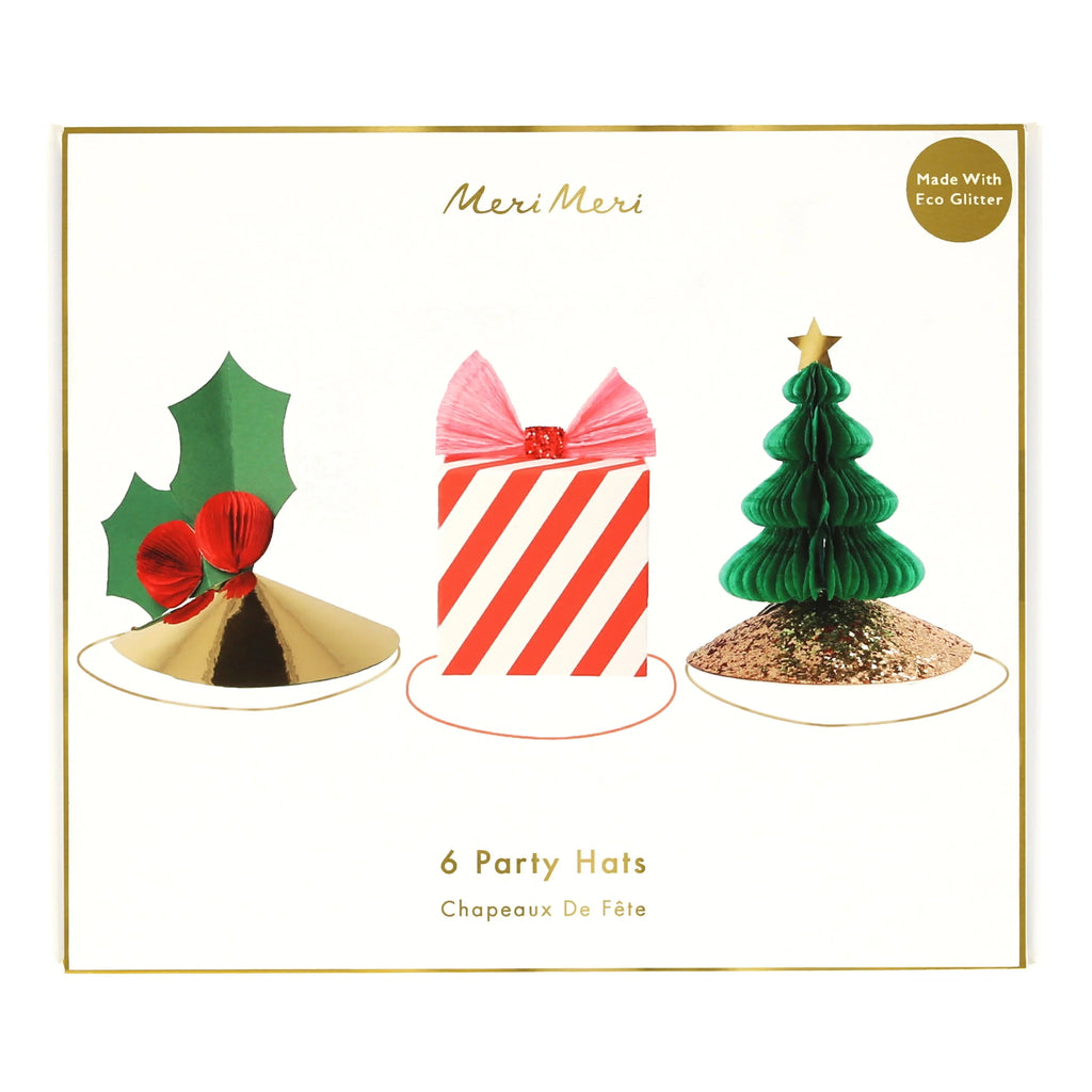 Christmas Party hats-Meri Meri 6pcs