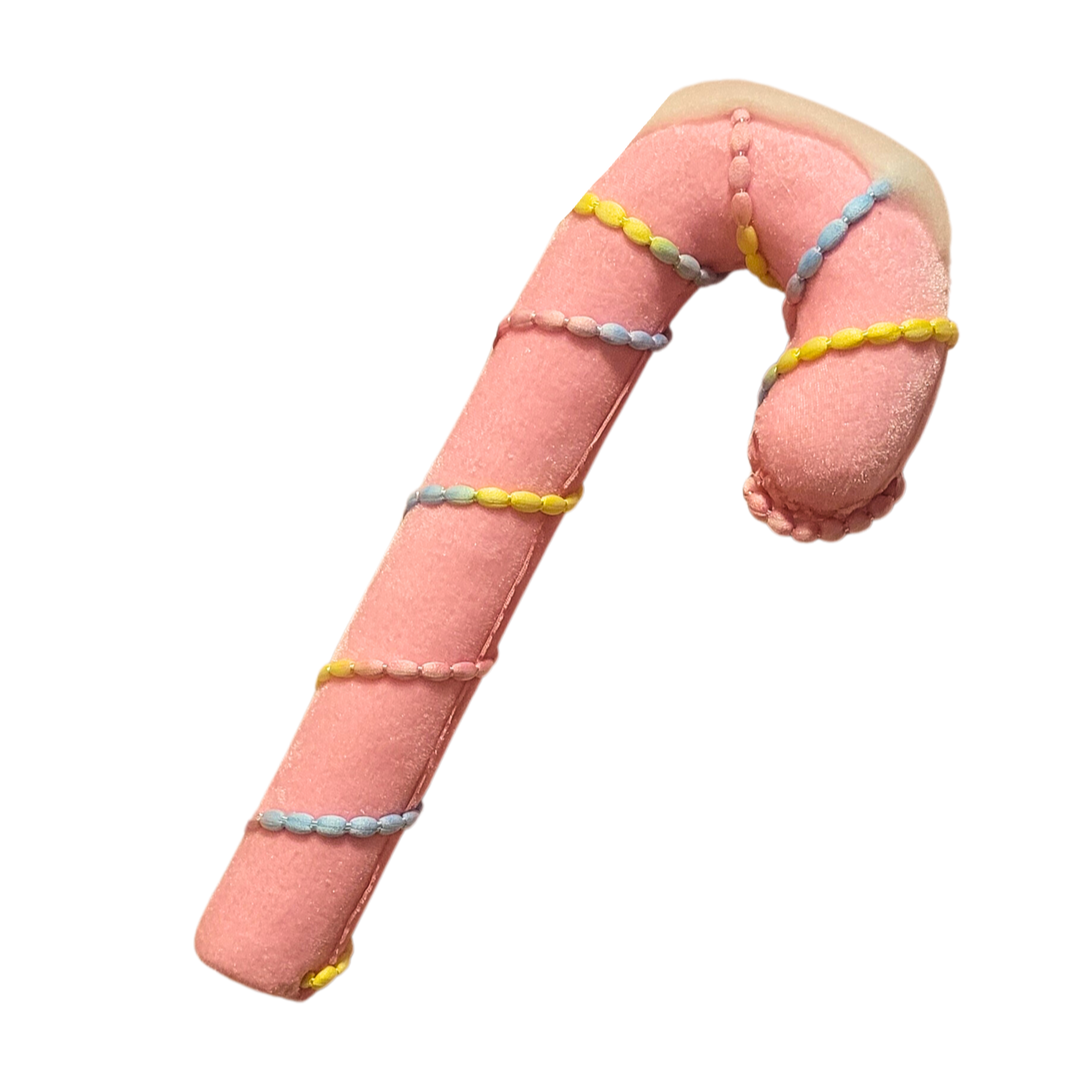 Χριστουγεννιάτικο διακοσμητικό ροζ Candy cane σε 3 μεγέθη