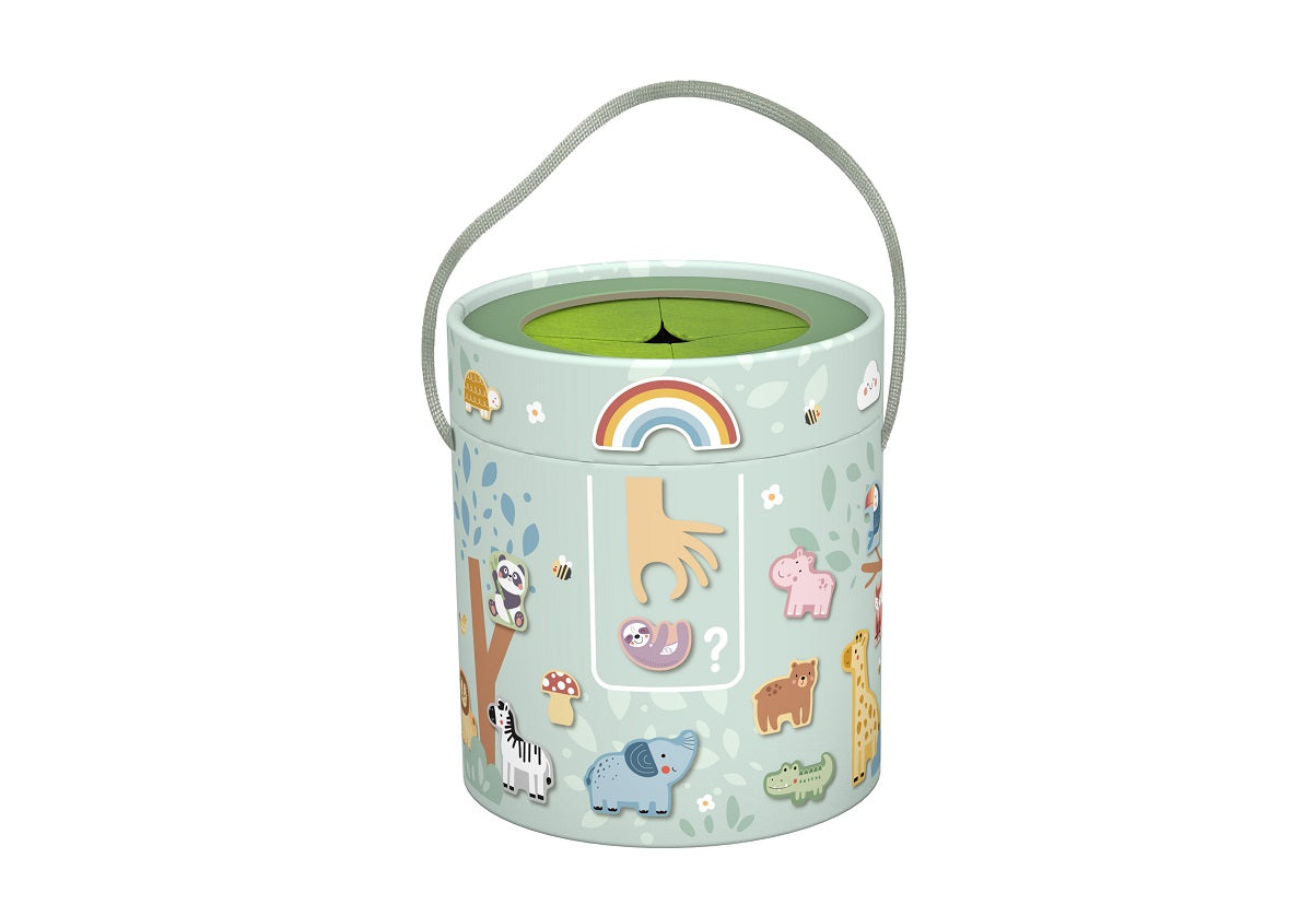 Ξύλινο παιδικό παιχνίδι Αφής Αντίληψης σετ 32 τμχ +3 ετών Tooky Toy