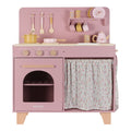 Wooden kid's toy Pink kitchen with play accessories 70.5x30x83 cm 3+ years Little Dutch