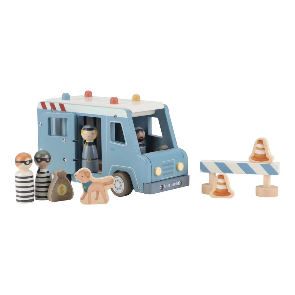 Wooden children's toy Police van FSC 24 months+ Little Dutch