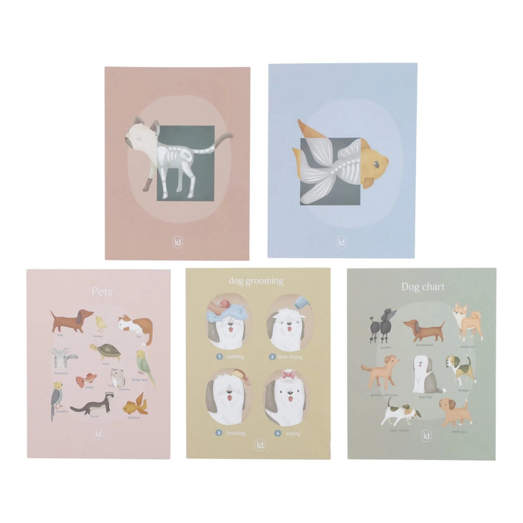 Wooden kid's toy Veterinary clinic 50.5x83.2x28.5 cm 3+ years Little Dutch