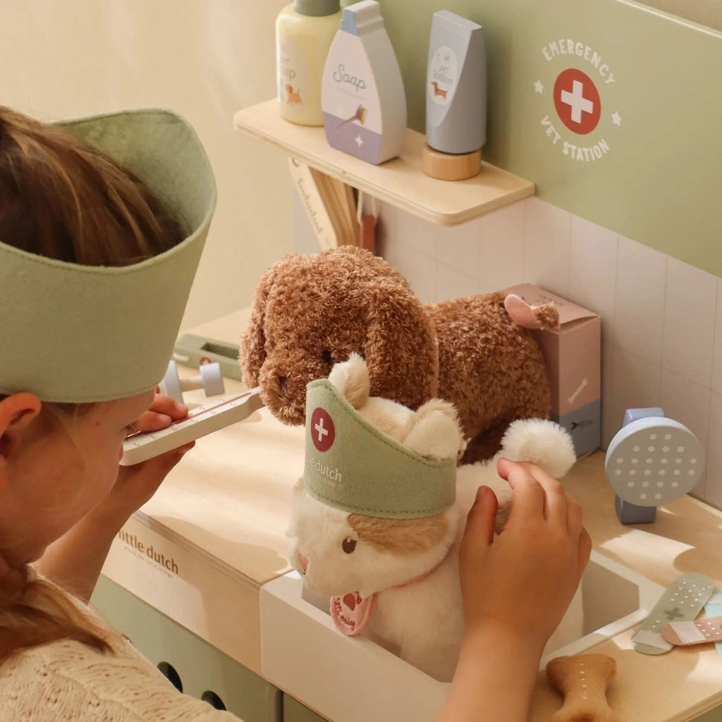 Wooden kid's toy Veterinary clinic 50.5x83.2x28.5 cm 3+ years Little Dutch