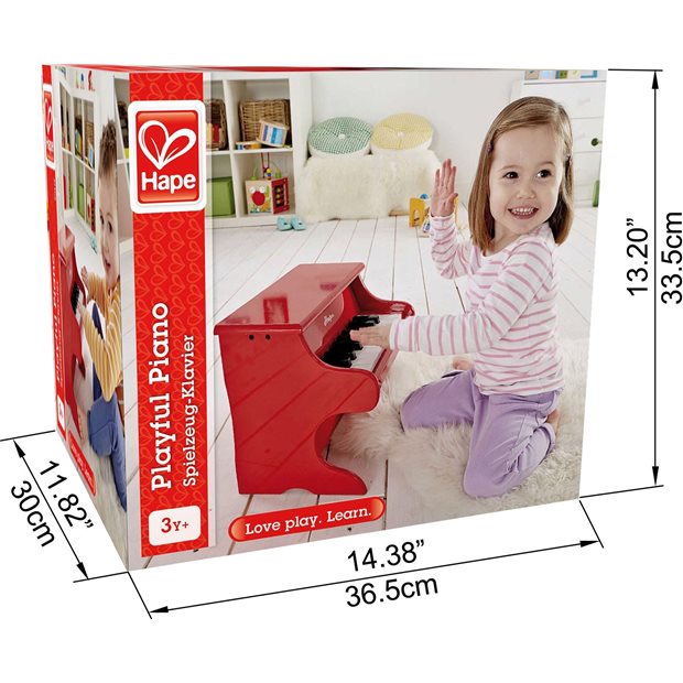 Παιδικό Πιάνο Hape Playful Piano (E0318) - Το Πιάνο Μου Με 18 Πλήκτρα