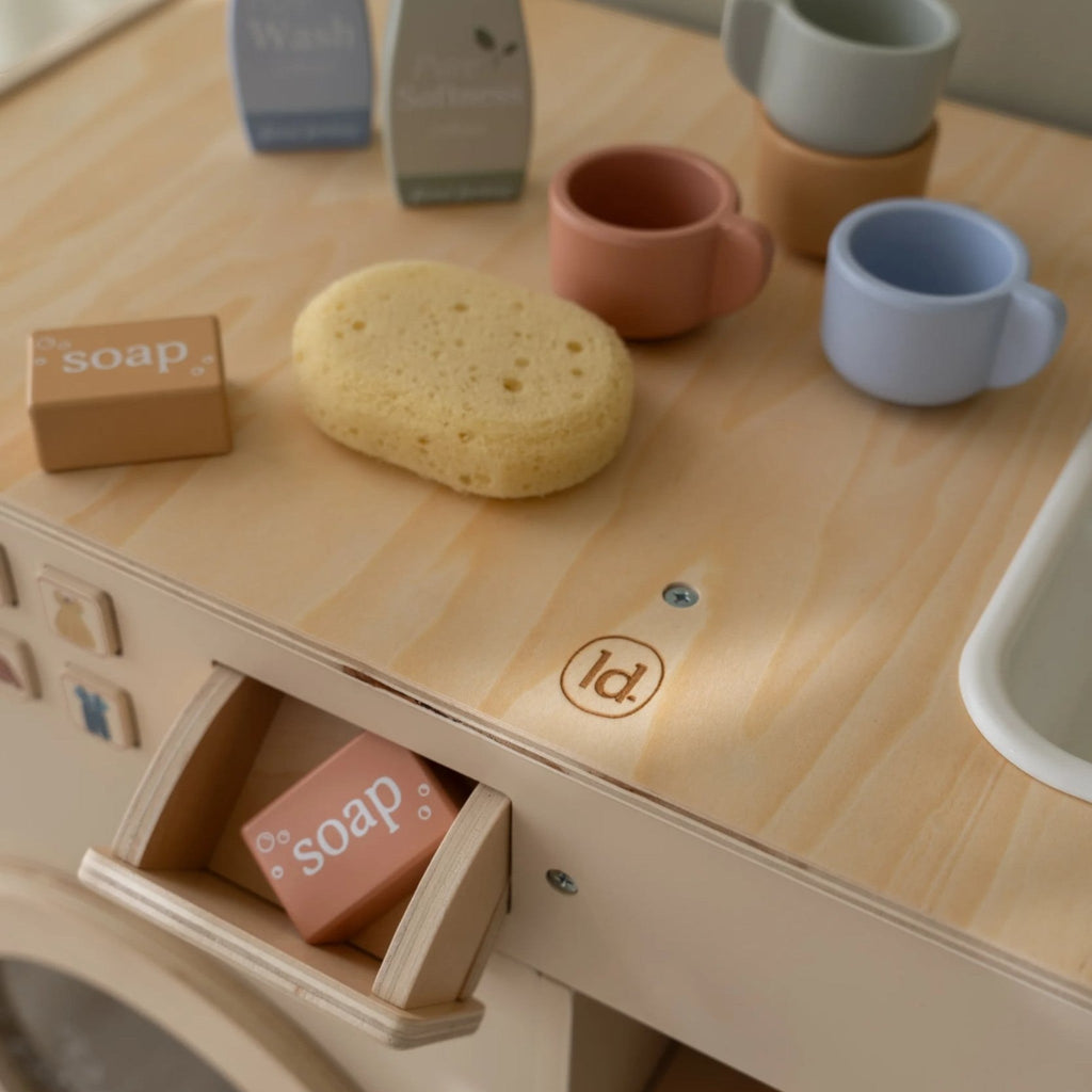 Wooden kid's toy Washing Machine (Limited Edition) 56.5x60x30 cm 3+ years Little Dutch