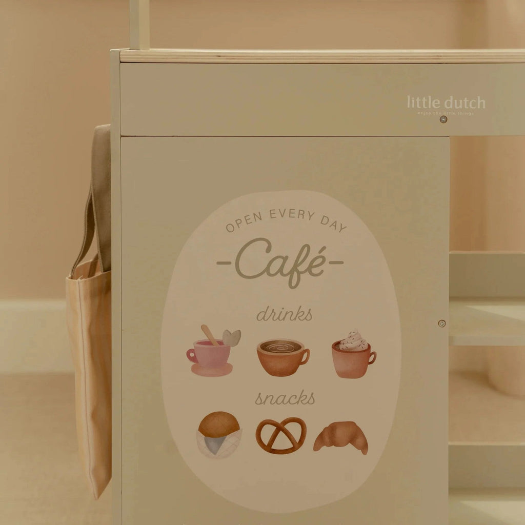 Wooden kid's toy Market Stall 110x24x66.6 cm 3+ years Little Dutch