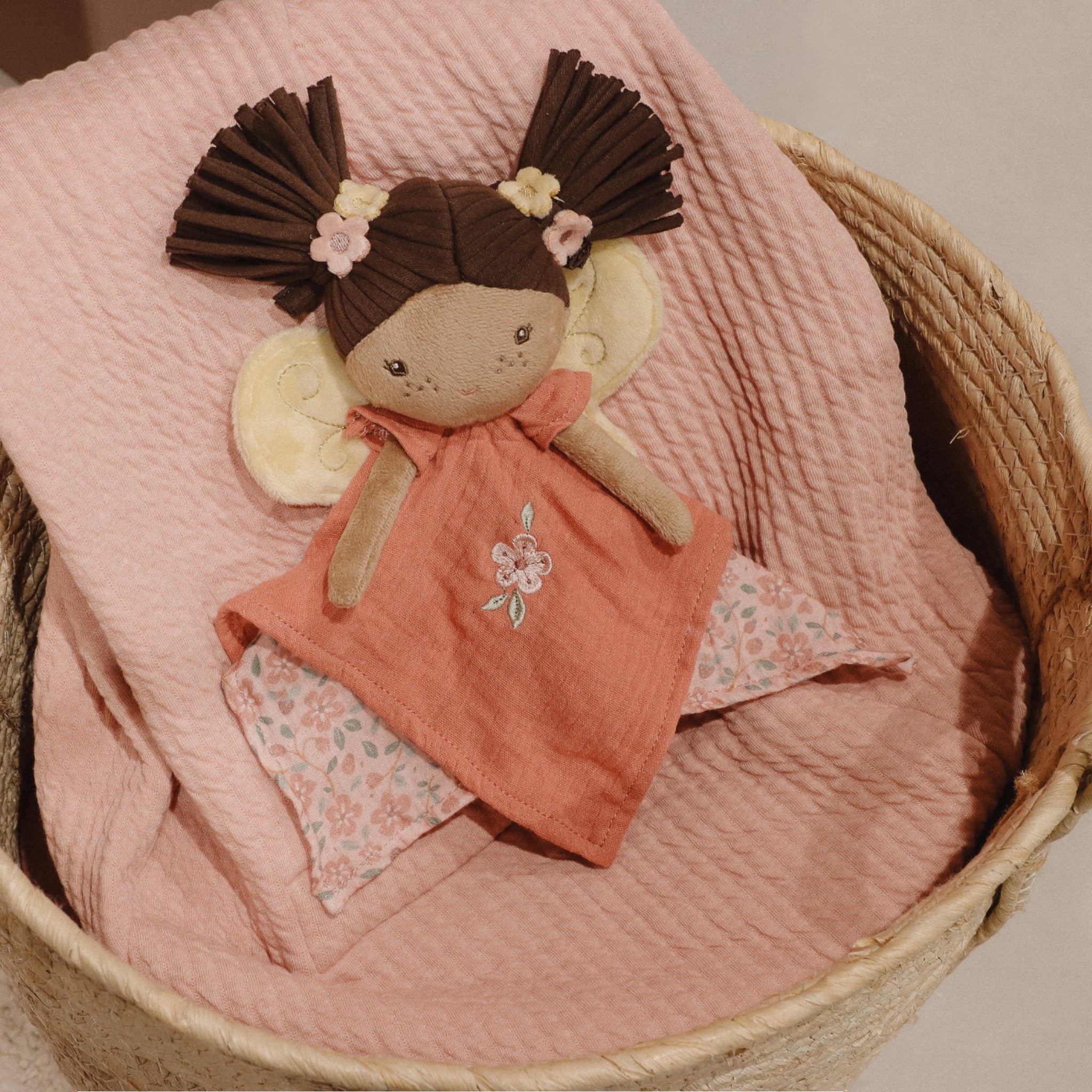 Newborn's cuddle cloth Fairy Garden Evi 30x16.5x7 cm Little Dutch