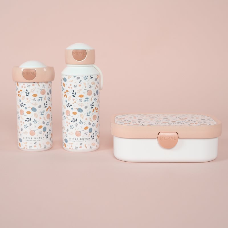 Στεγανό ποτήρι με καπάκι Spring Flowers 300ml-Little Dutch