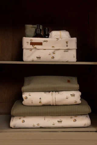 Winter sleeping bag 2,6 tog Sailors Bay White 70cm (3-9months) Little Dutch