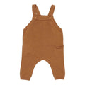 Kid's knitted dungarees almond  0-18m Little Dutch