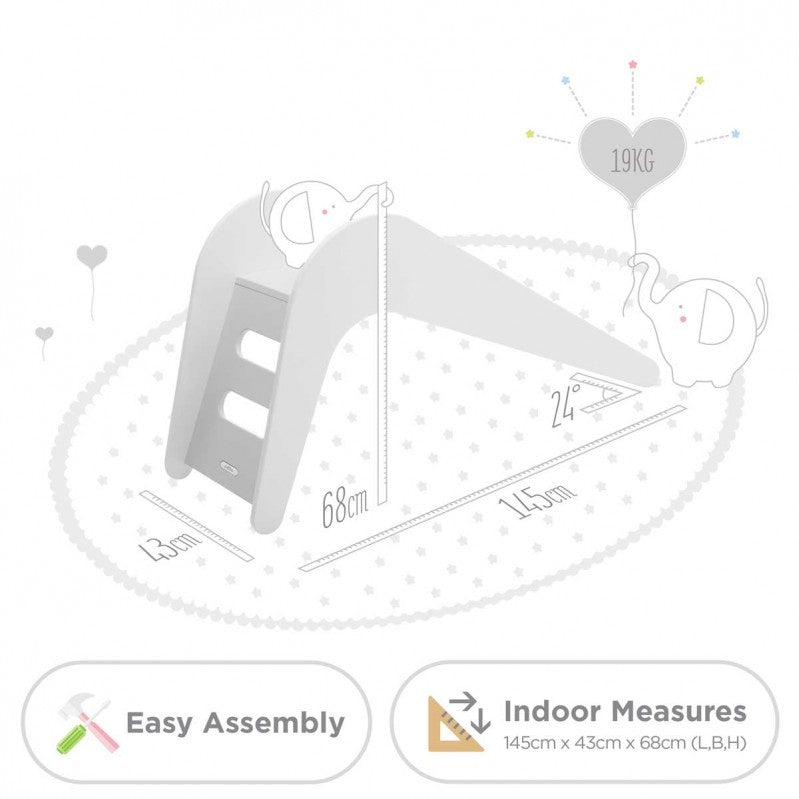 Indoor Wooden Children's Slide Jupiduu