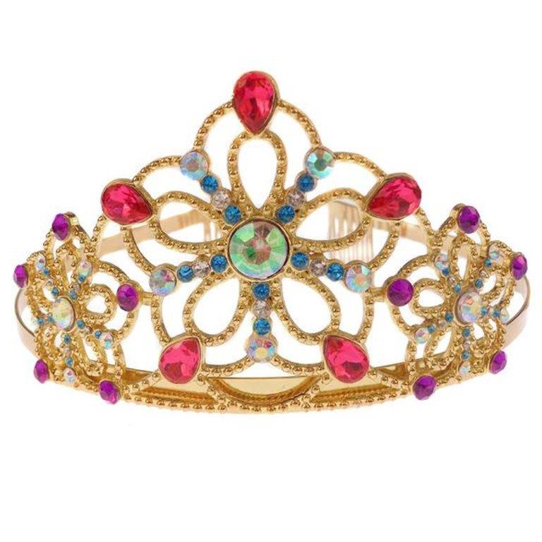 Great Pretenders Παιδική Χρυσή Τιάρα με χρωματιστές πέτρες 3-7 ετών