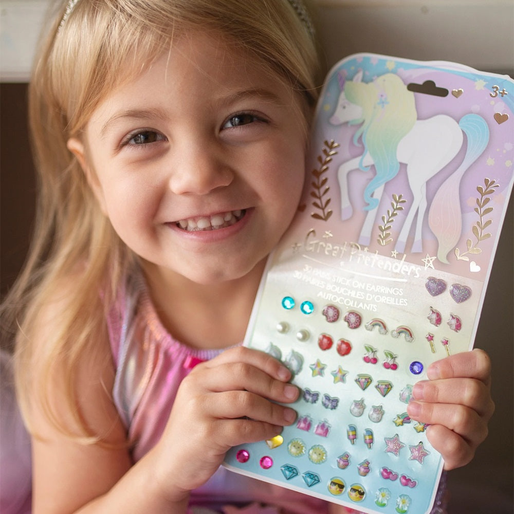 Great Pretenders Unicorn Sticker Earrings (30 pairs) 3Y+