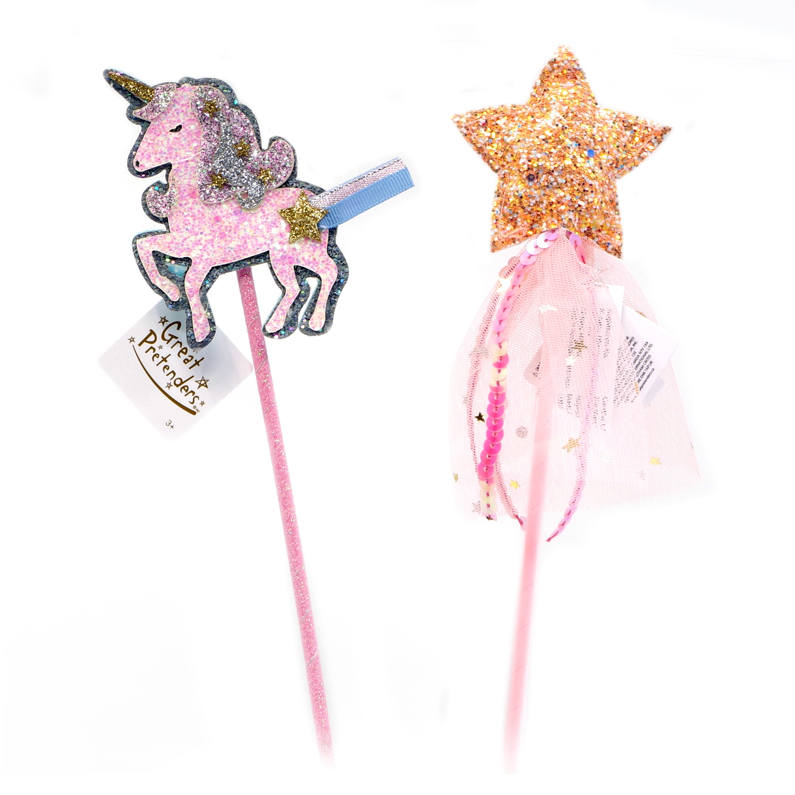 Great Pretenders Boutique Unicorn Star Wands 3-8 years